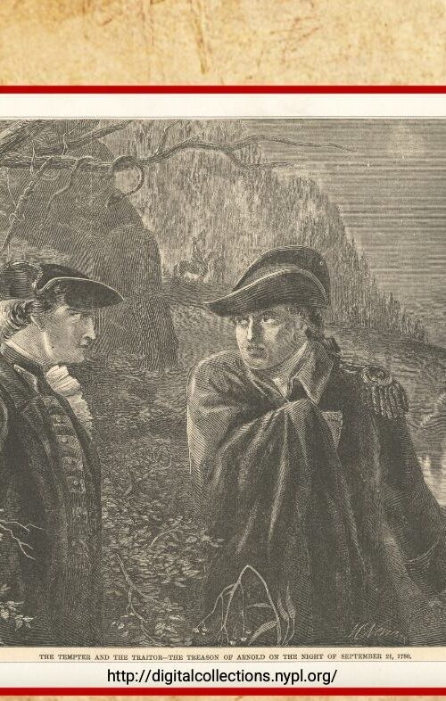 Illustration of the treason of Arnold